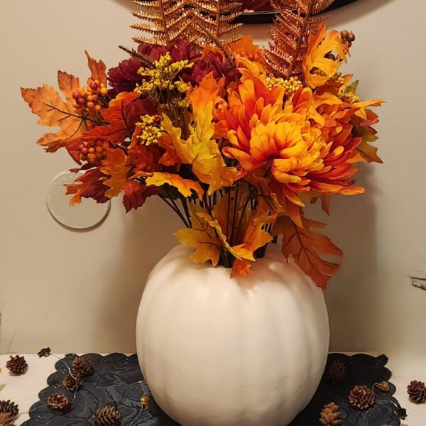 Fall Pumpkin Centerpiece