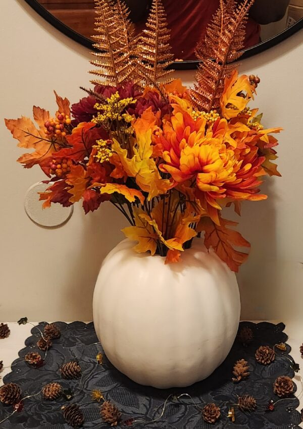 Fall Pumpkin Centerpiece